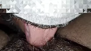 Servant pussy licking owner wife