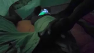 Ebony Thot Being a Whore Sucking Dick Trick or Treat Night