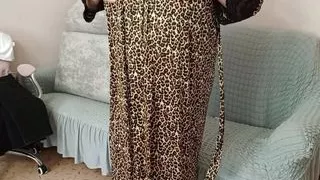 girlfriend with big tits caresses herself in front of the camera