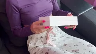 I Gifted My 18 Yo GF Her First Ever Vibrator, Hard Fuck & Multiple Shaking Orgasms