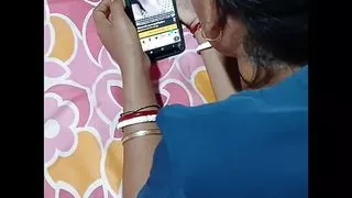 Sister-in-law watching corn in her room, when her husband not in home, simply amazing to take her satisfaction