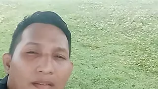 Jerking off in public on the waterfront