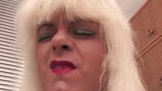 Blonde milf slave takes whipping from her master