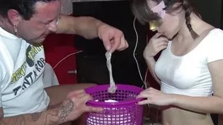 Homemade orgy, two slutty friends, eighteen and really beautiful pussy