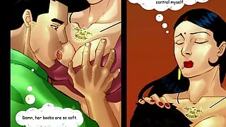 Savita Bhabhi Episode 3 - The Party - Savita Bhabhi fucking her husband's Friend's husband in Kitchen