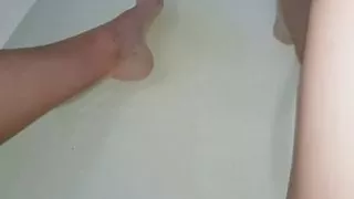 Pissing Underwater in My BFF's Bath