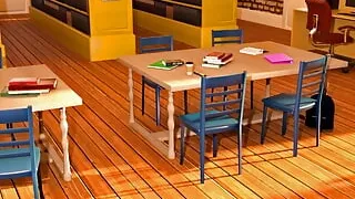 Double Homework Ep7 - Part 43 - Grinding In The Library By MissKitty2K