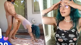 He Fucks Her While She Does Her Yoga - French Vlog Bali