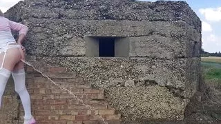 CD Tgirl Gina Milk Squirting and Pissing compilation