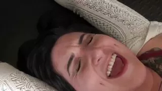 Tied up Babe Adores Getting Her Tattooed Feet Tickled