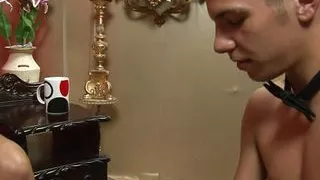 Oiled babe prefers to get fisted in tight pussy