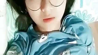 Horny Asian Beautiful Girl Masturbating