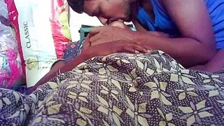 Indian village house wife sexy boobs kissing