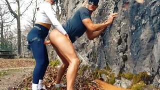 Mia fucked her TOY Boy Outdoor in the Nature !