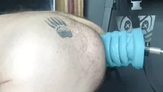 Used Friendly Toys Bloomer on Kong Fuck Machine.Love the sounds my ManCunt makes with it.Fisted myself  led to a bit of pissing