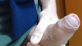 step Daddy has a strong orgasm