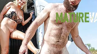 Granny just Kicked me Out After Fucking Me in the MatureVan