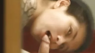 Pierced nipples skinny Asian deep blowjob for a small dick