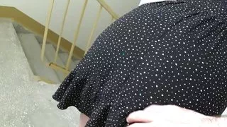 Wife Cheats on Her Husband with a Work Colleague in the Entrance of Her House