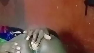 Horny crossdresser egg masturbation