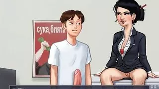 Summertime Saga V02012 Part 311 in the Office, Under the Shower