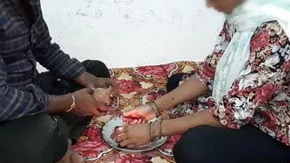 Chhote bhai ne apni bahan ko chod diya rakshabandhan ke din badi bahan ne gift me bhai ka land mang liya brather sister  porn