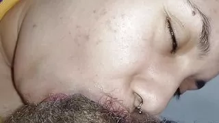 POV slut loves to lick cock in a hot deep blowjob, pounding her greedy throat