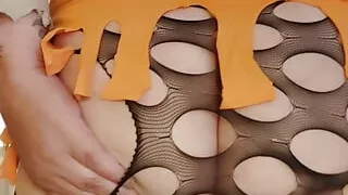 Big round ass horny at  home