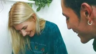 German blonde doll enjoys hot fuck