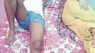 Stepmom and stepson share the same bed when husband is not home. He creampied my pussy and he continued to fuck me!