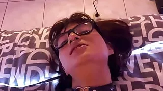 Hot spex slut camgal rides hard cock