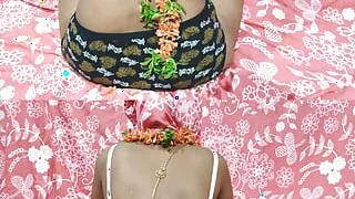 Horny housewife back show with panty and bra romance