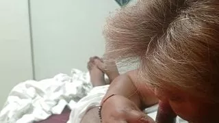 Ending up in the mouth of the fucking granny she likes milk in the morning