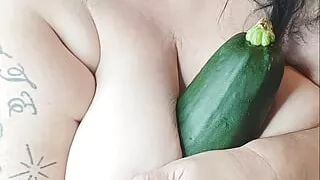 She Grows Em Huge for Her Ass Which Toy Will This Bitch Choose Bet Its the Zuchinni in Betweeni