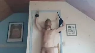 Selfbondage in pantyhose