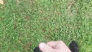 Cum and piss at the ball field.
