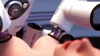 Mercy from overwatch fucked by machines