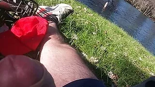 On a secret walk through the camp by the river, I let out my excitement