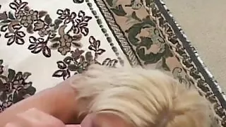 This Blondes Skinny Ass Is Ready to Take on Her Bald Mans Huge Cock