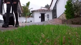 Red Heels And Bondage With A Perfect Latina