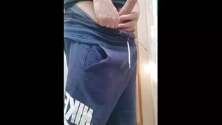 I in a friend's toilet at his house