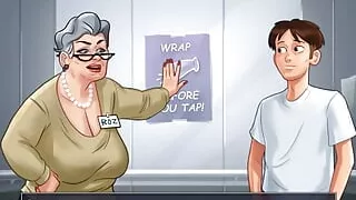 Summertime Saga - Cookie Jar - All Sex Scenes Only - Roz #2 Part 5