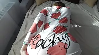 Morning Riding From Stepsister with Cum on Tits - Anny Walker