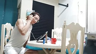 A porn model dilates ass and cock to watch porn by Rabaerre