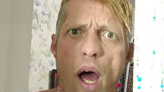 My husband looks and doesn't seem to believe what he's seeing