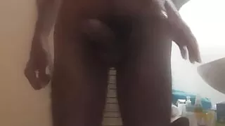 Jim masturbates and explodes a big load on camera