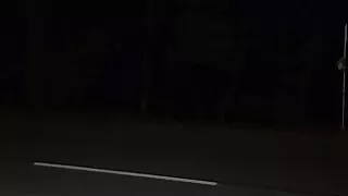 Naked on the main road