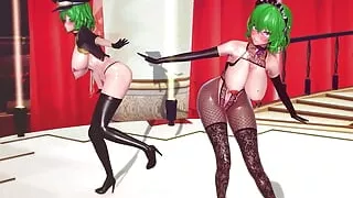 Mmd R-18 Anime Girls Sexy Dancing clip 129
