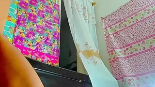 You make my shorts down and my pussy nude