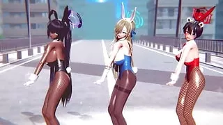 Mmd R-18 Anime Girls Sexy Dancing clip 184
